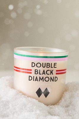 Double Black Diamond Woody Pinesap & Balsam Boxed Glass Candle