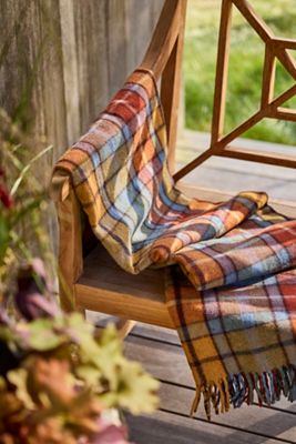 Antique Tartan Recycled Wool Throw