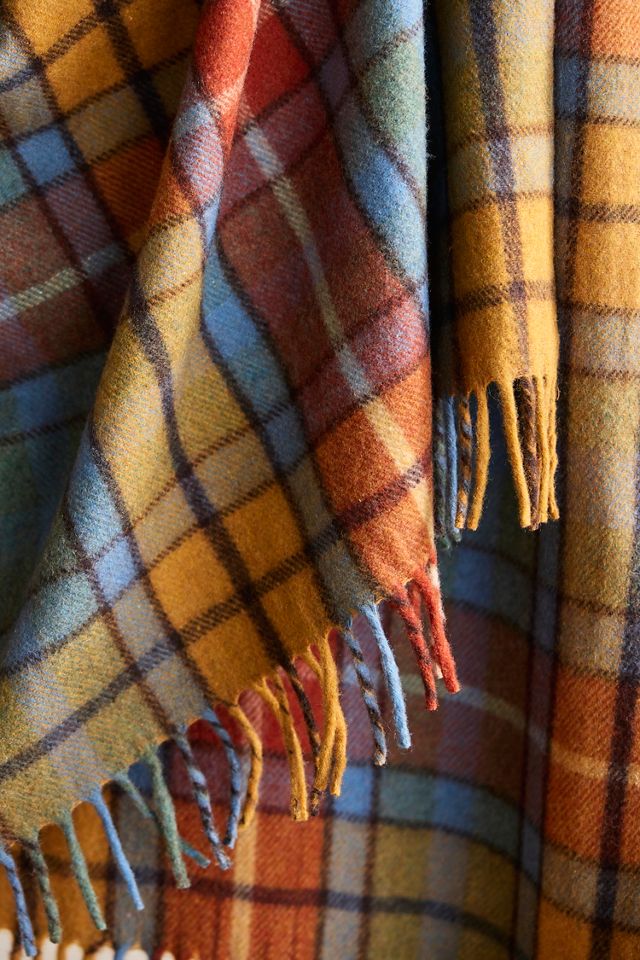 Antique Tartan Recycled Wool Throw #2