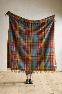 Antique Tartan Recycled Wool Throw