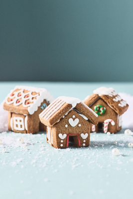 Lolli And Pops Gingerbread House Mug Toppers, Set Of 3