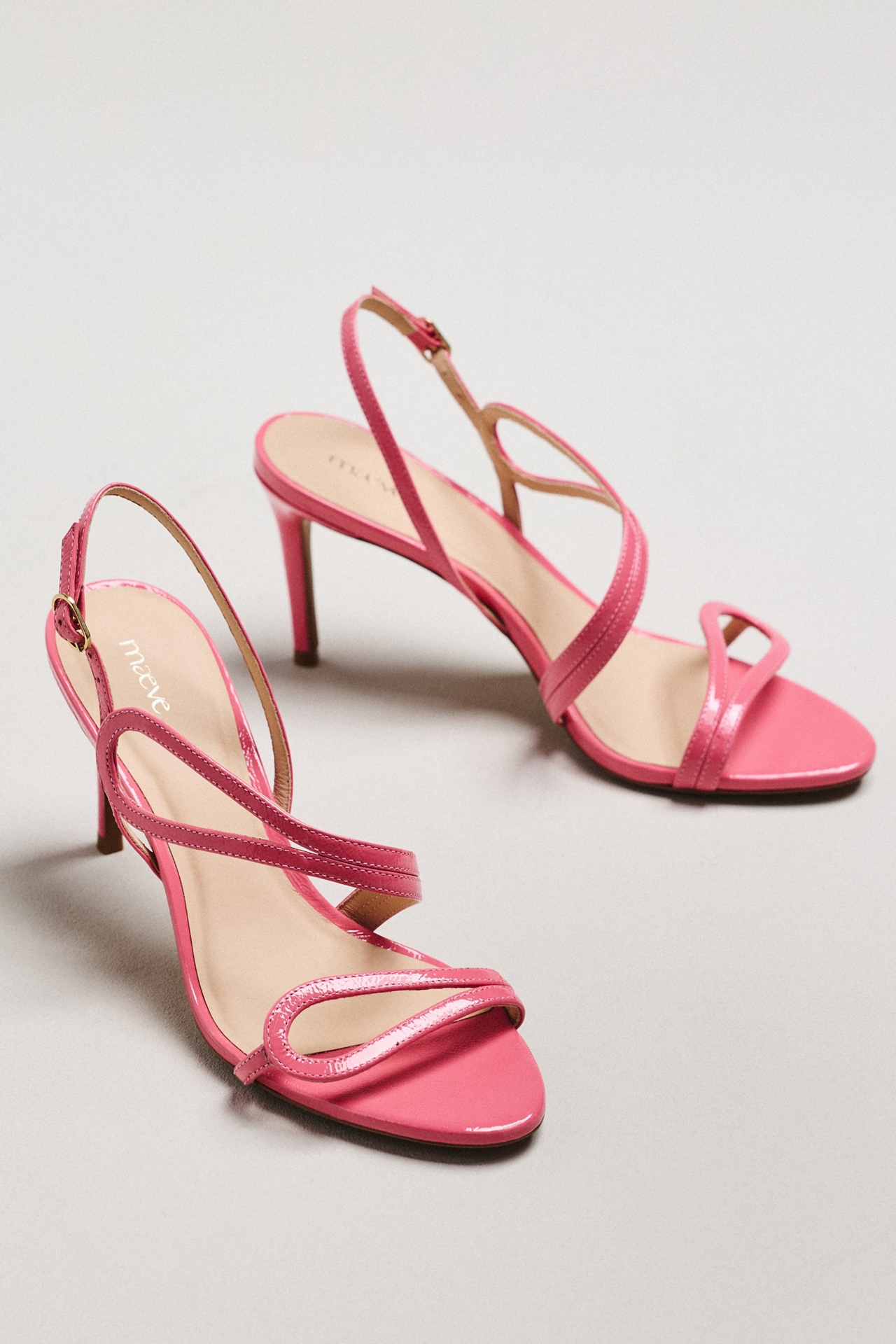 Maeve Loopy Ankle Wrap Heels