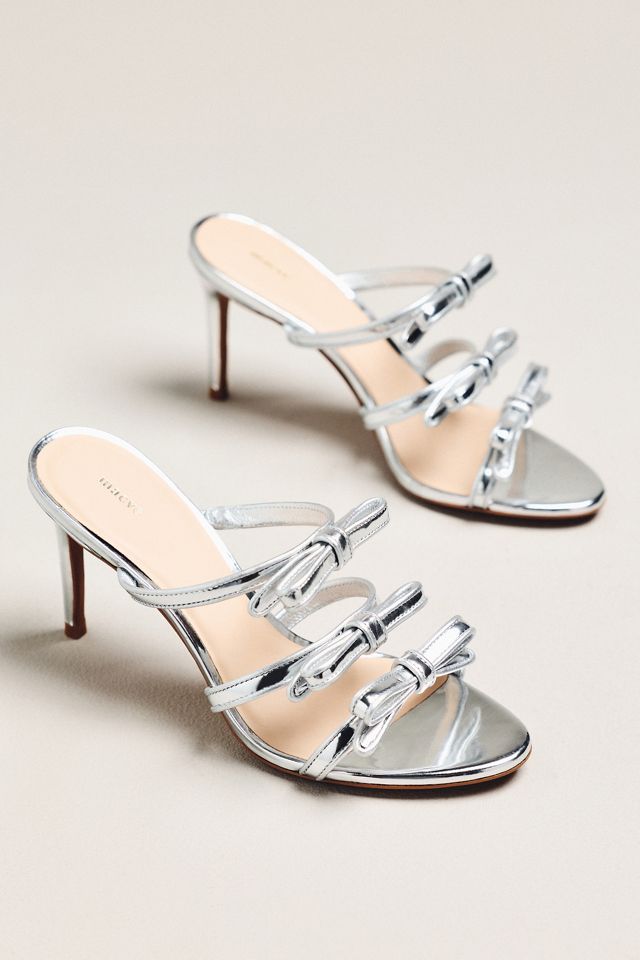 Maeve Triple-Bow Kitten Heels #1