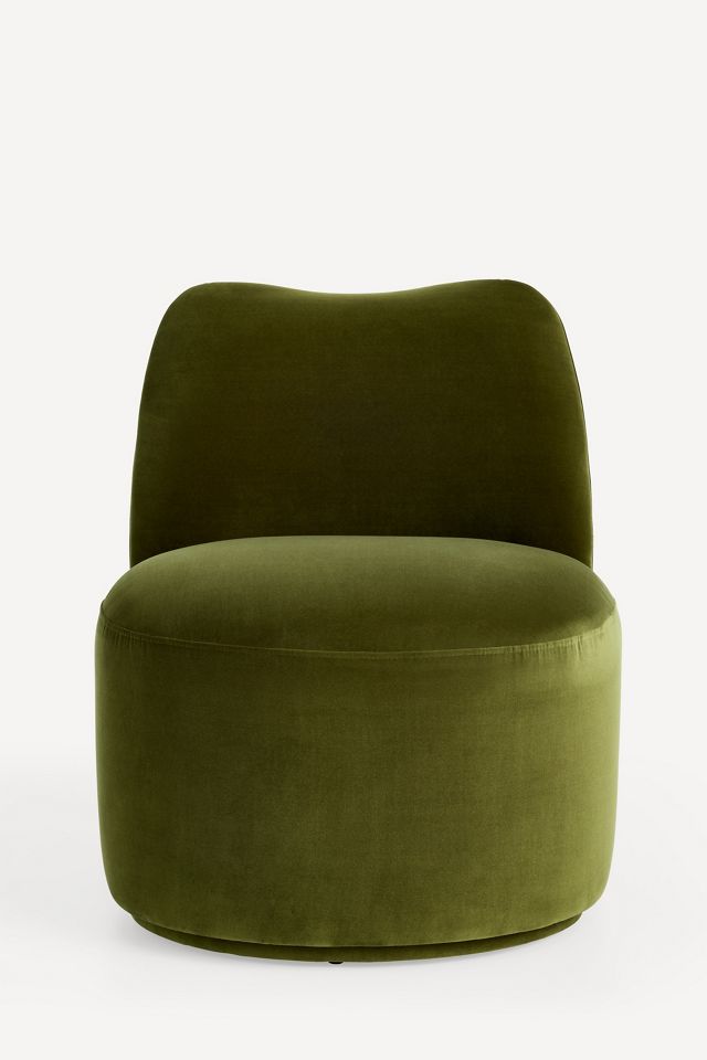 Joanie Velvet Accent Chair #1