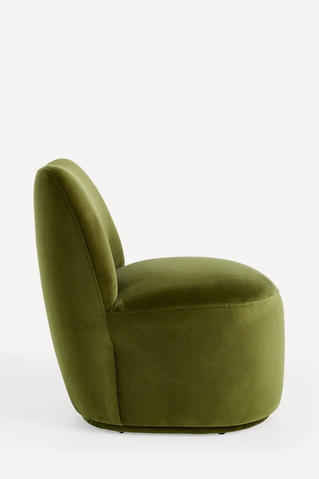 Joanie Velvet Accent Chair #3