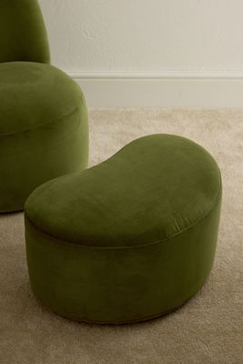 Joanie Velvet Ottoman