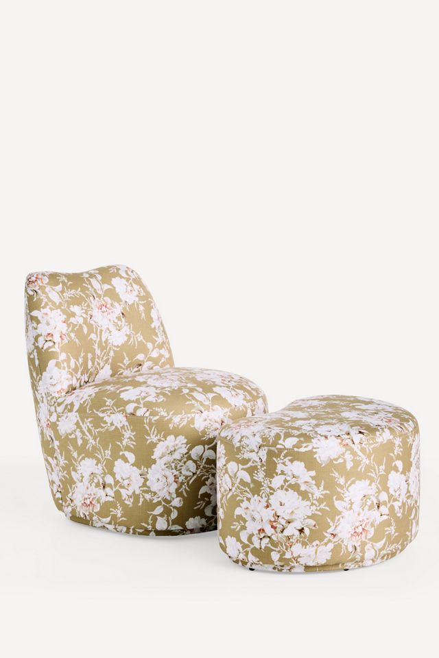 Joanie Floral Ottoman #2