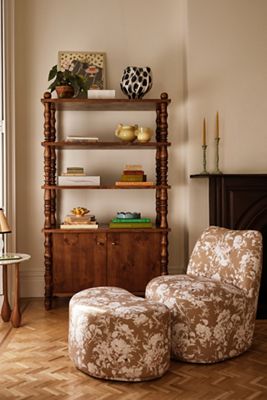 Joanie Floral Ottoman