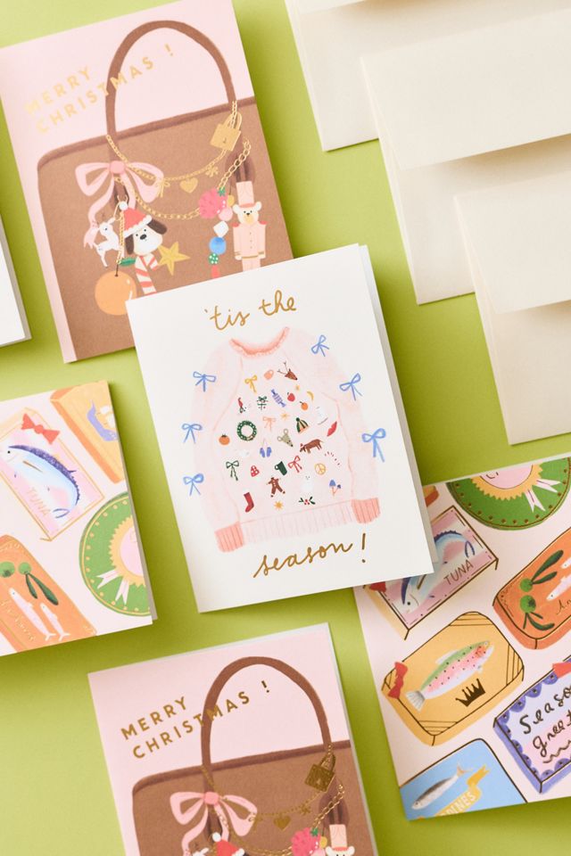 Caroline Suzuki Holiday Charm Greeting Cards, Set of 6 #1