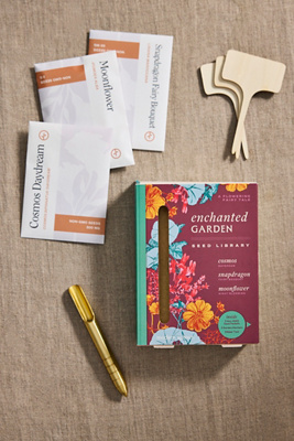 Modern Sprout Seed Library Set In Yellow
