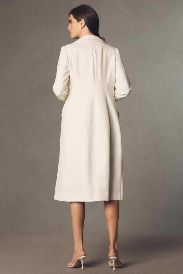 Hutch Faux-Feather Double-Breasted Coat #2