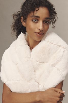 Elliatt Zelie Faux-Fur Wrap