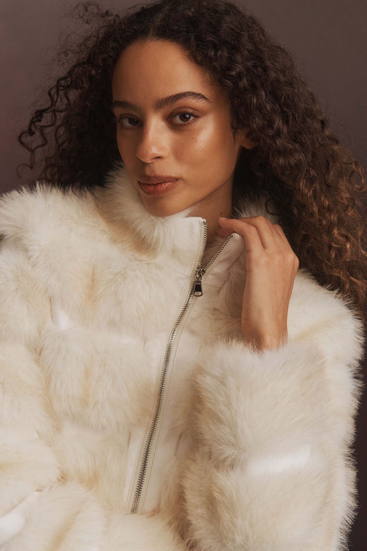 Elliatt Aisling Faux Fur Jacket