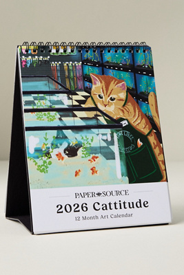 Paper Source 2026 Desk Easel Calendar