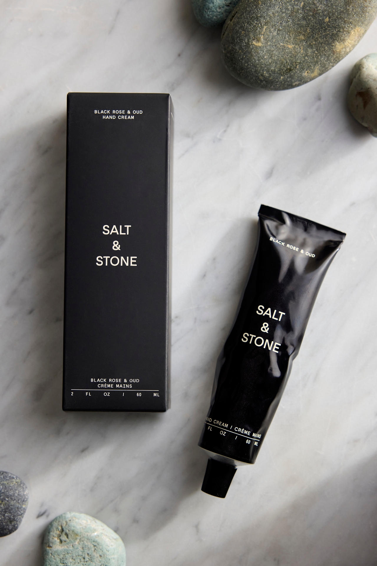 Salt + Stone Hand Cream, Black Rose + Oud