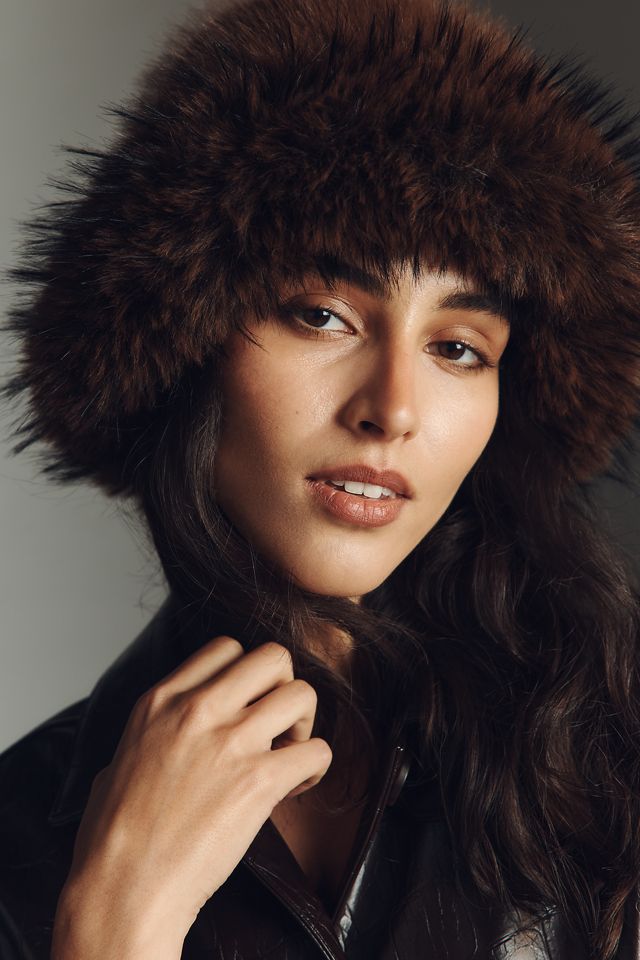 By Anthropologie Faux Fur Hat #1