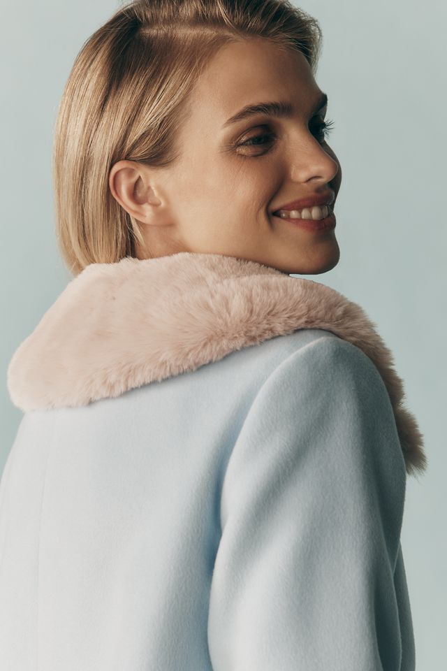 By Anthropologie Faux-Fur Collar #1