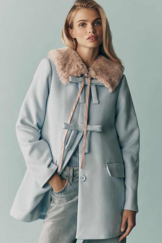 By Anthropologie Faux-Fur Collar #2