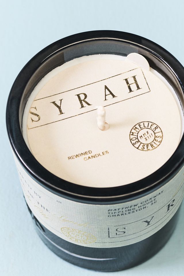 Rewined Syrah Glass Candle #2