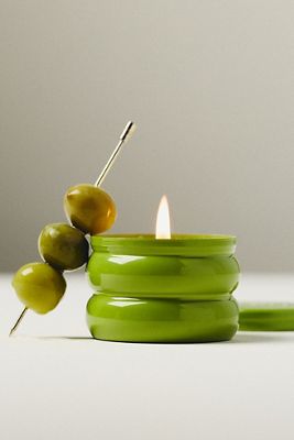 Rewined Dirty Martini Tin Candle