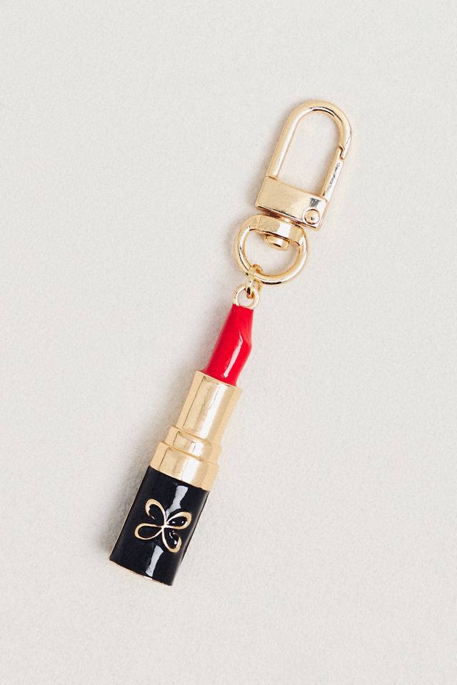Maeve Lipstick-Shaped Metal Bag Charm #2