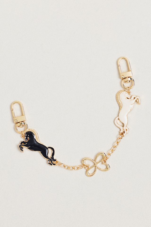 Maeve Horse Chain Bag Charm #2