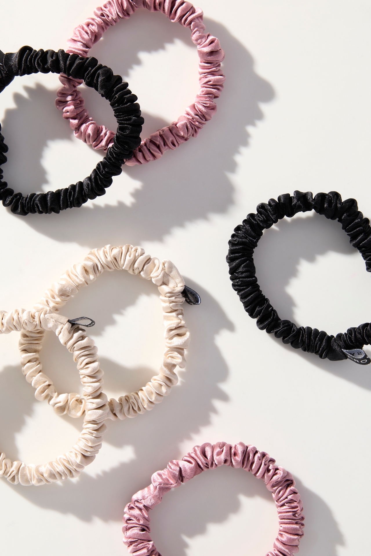 Drowsy Skinny Scrunchies, Set of 6