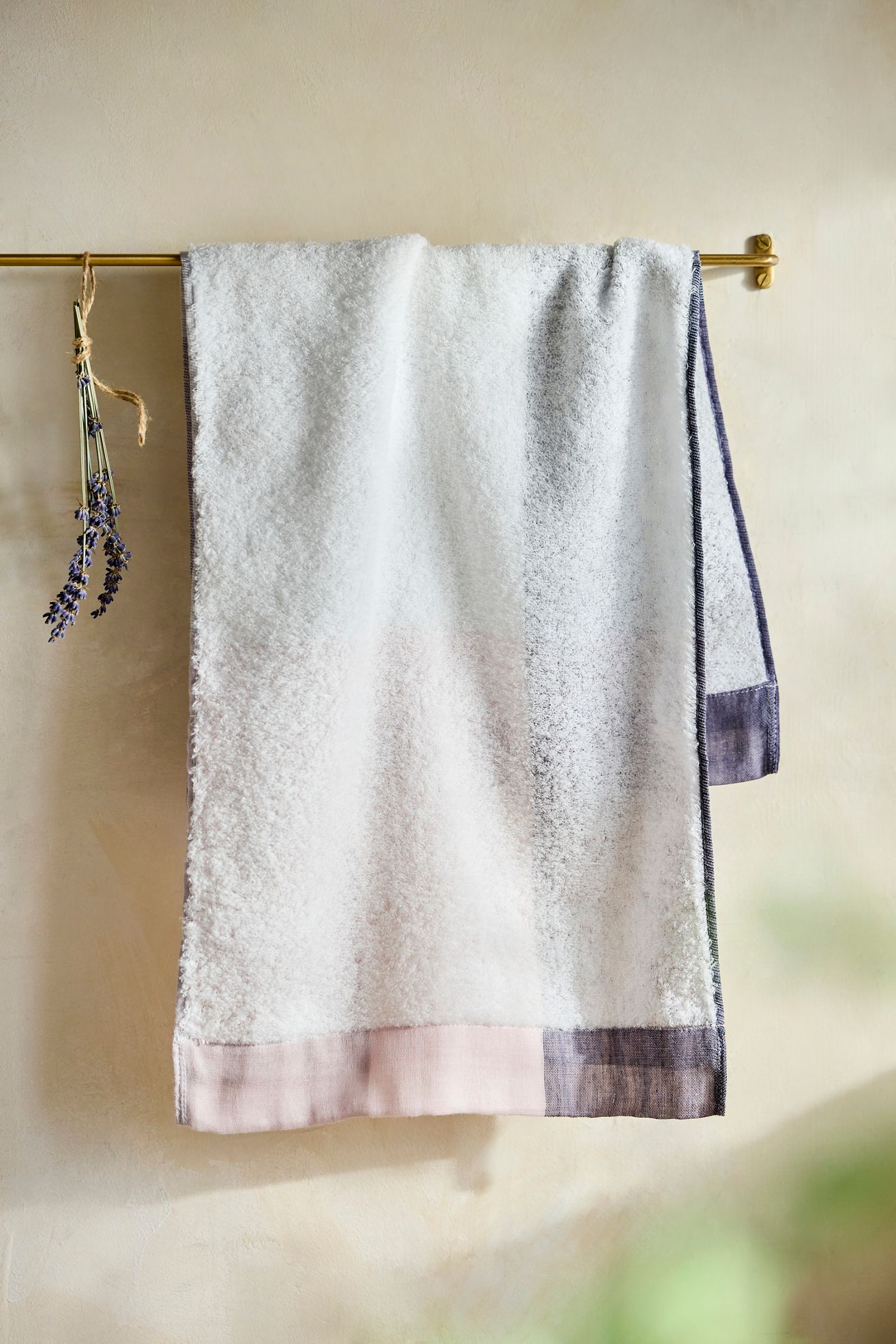 Palette Cotton + Linen Hand Towel - Pink, One Size