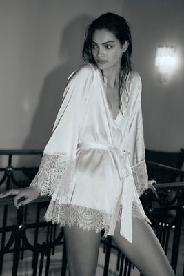 Kilo Brava Satin Lace Robe