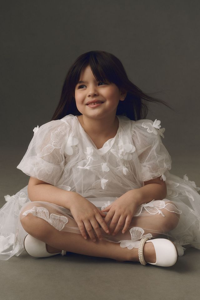 Bardot Aya 3D Flower Girl Dress #3