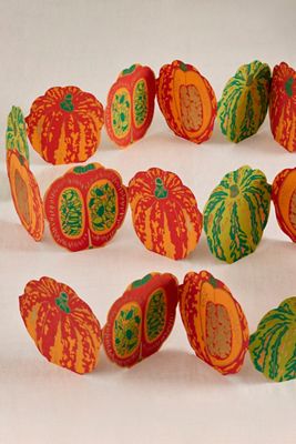 Paper Pumpkins Concertina Garland