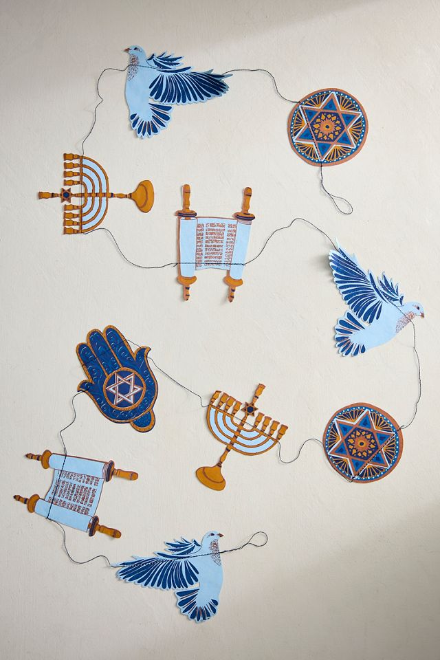 Hanukkah Paper Garland #1