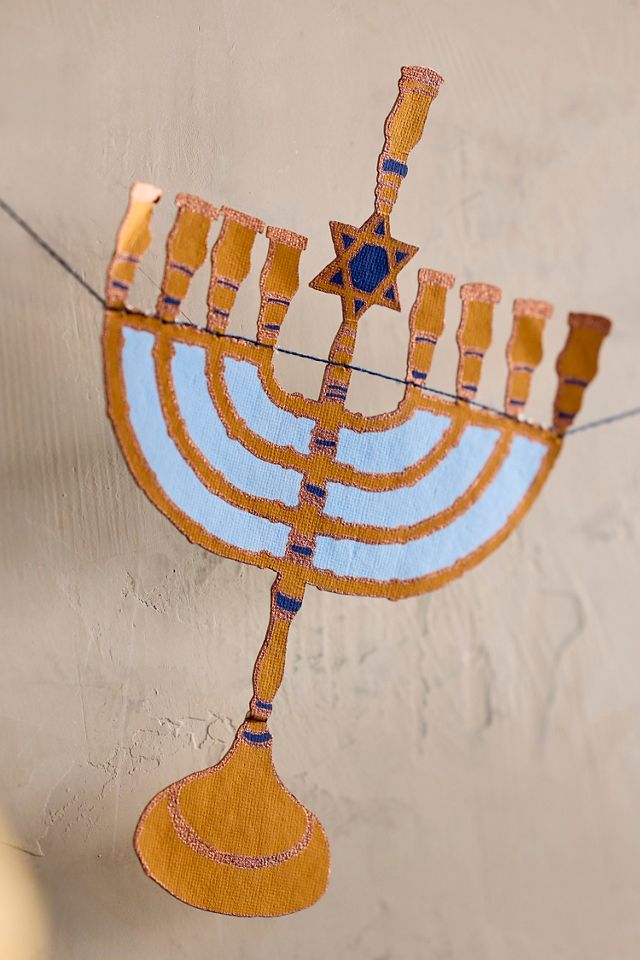 Hanukkah Paper Garland #3