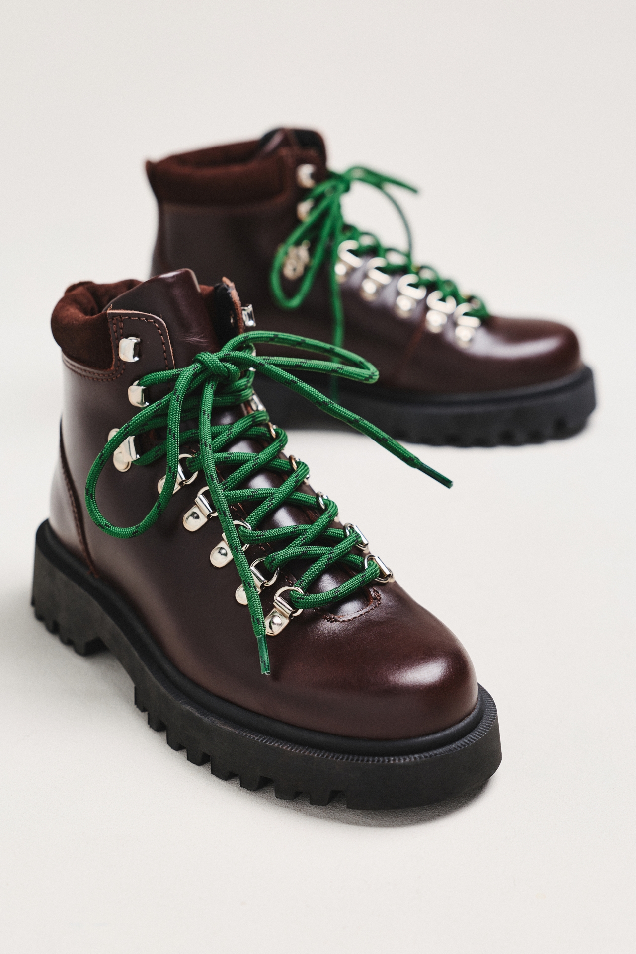 Maeve Lace-Up Hiker Boots