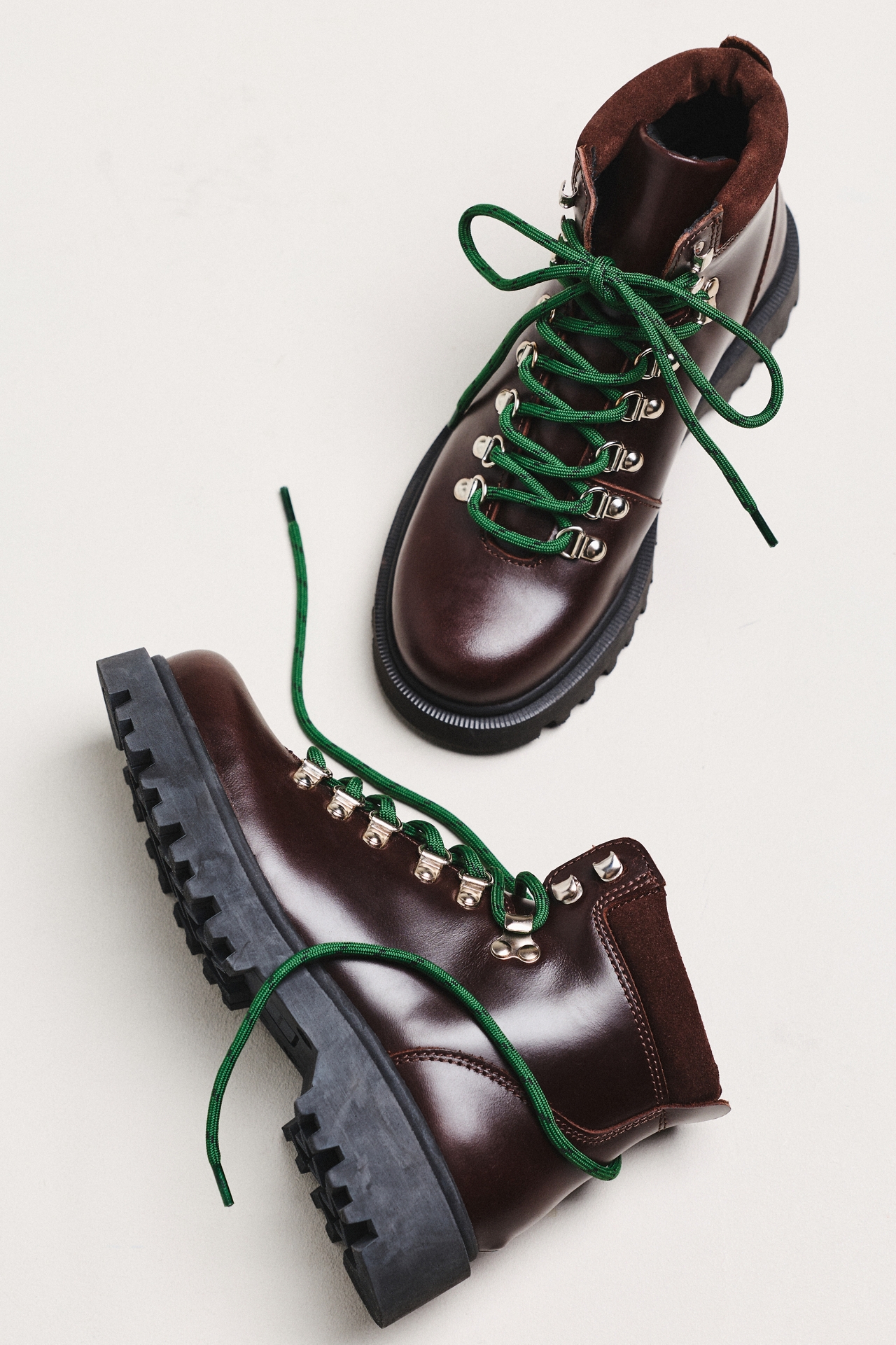 Maeve Lace-Up Hiker Boots