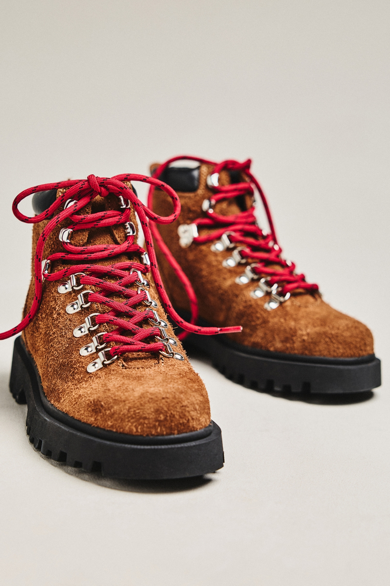 Maeve Lace-Up Hiker Boots