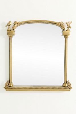 Lilou Bird Arched Mantel Mirror