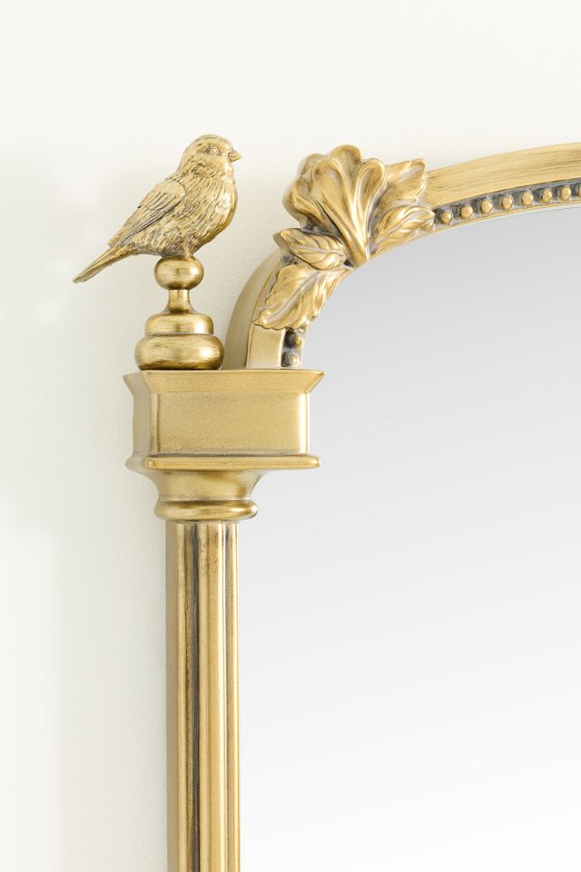 Lilou Bird Arched Mantel Mirror #1
