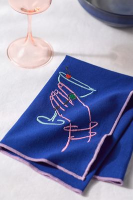 Phthalo Ruth Cotton Napkins, Set of 2