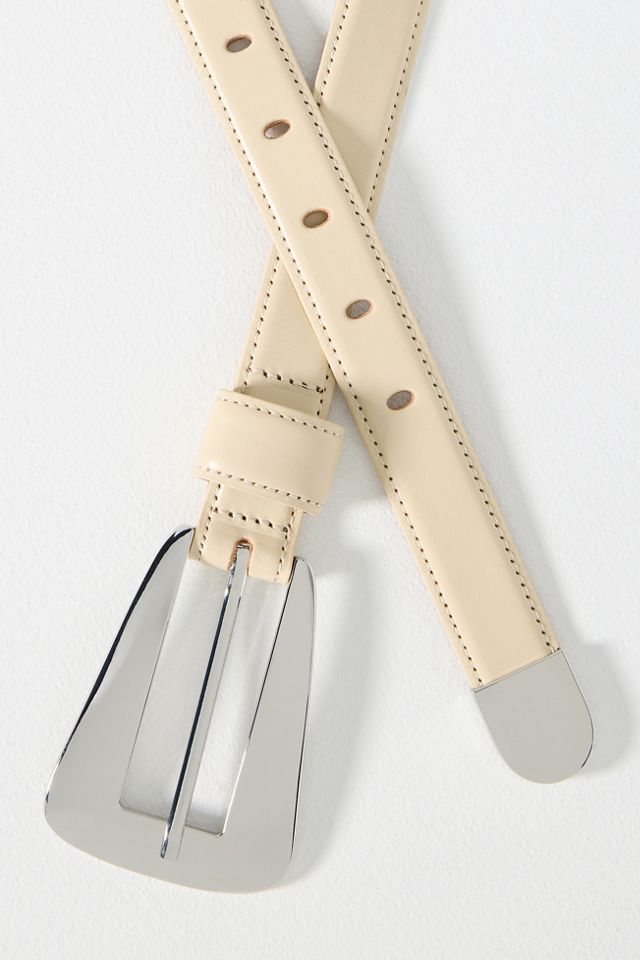 NWT | Anthropologie Tailored Western Belt | Size Small | Silver Tailored Western Belt | Anthropologie main image 4