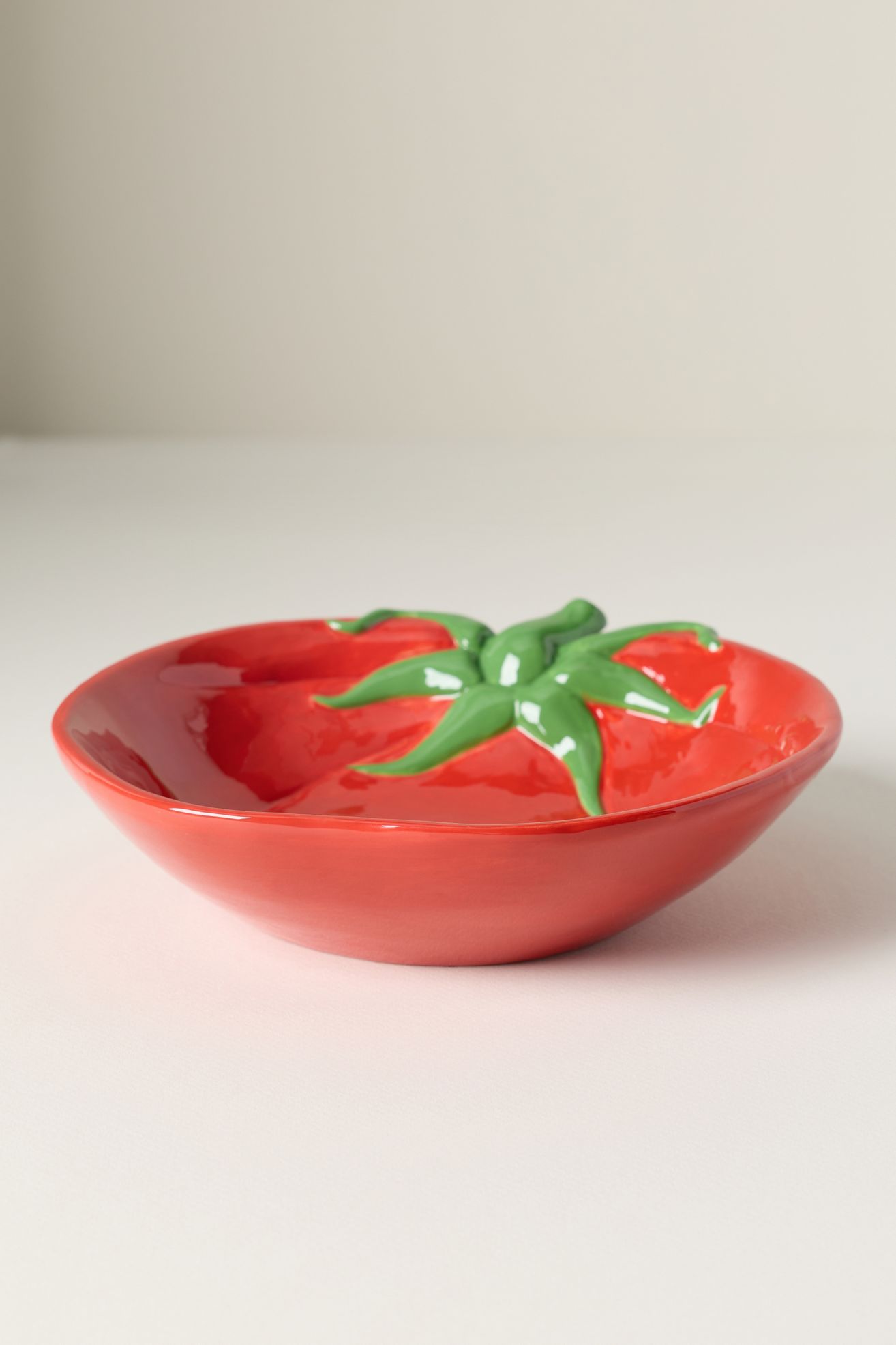 Tomato Dolomite Pasta Bowl - Red, Standard, One Size