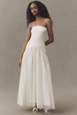 Hutch Twofer Tulle Drop-Waist Dress