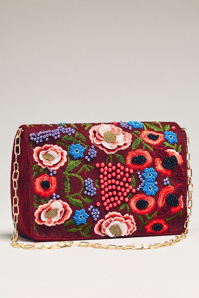 Maeve Oversized Beaded Shoulder Bag