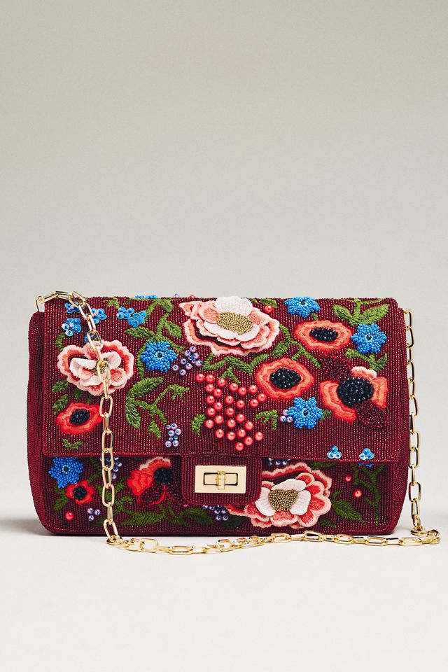 Maeve Oversized Beaded Shoulder Bag