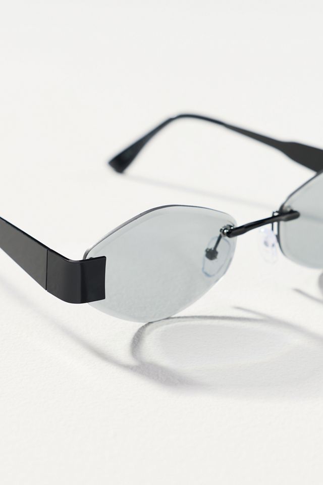 I-SEA Metal Oval Geo Sunglasses #2