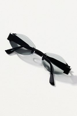 I-SEA Metal Oval Geo Sunglasses