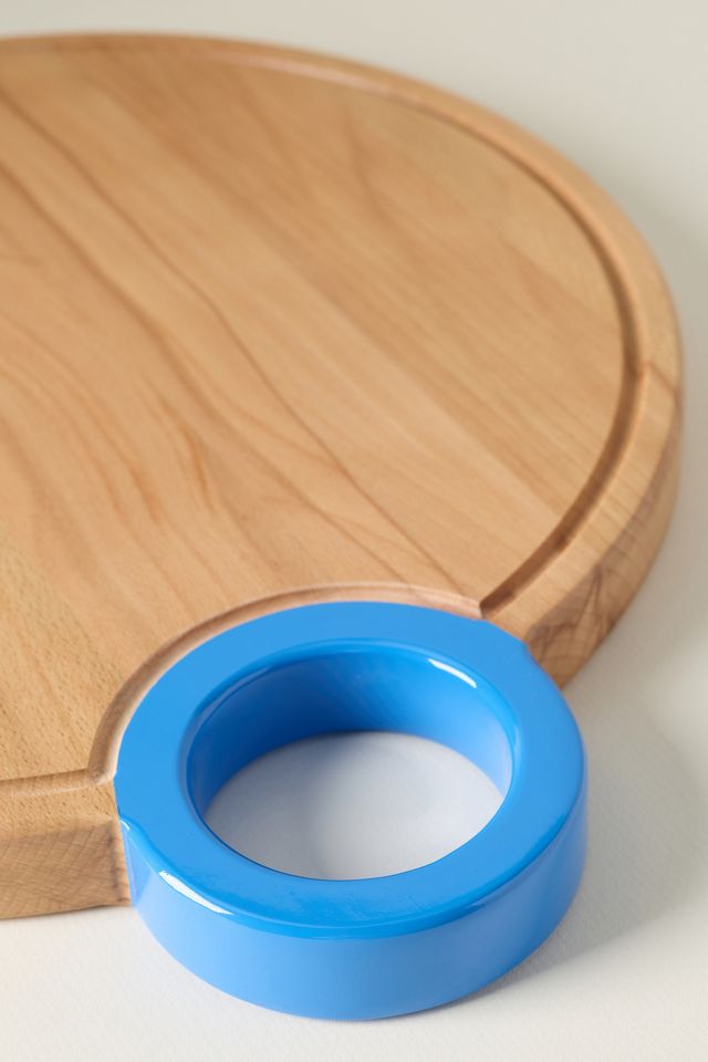 Beech Wood Circle Cheeseboard #2