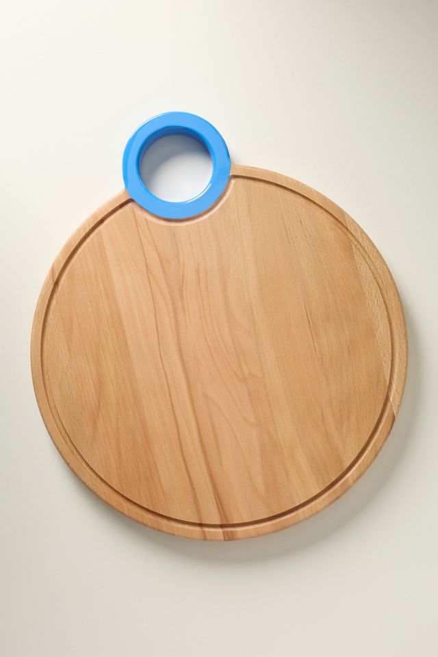 Beech Wood Circle Cheeseboard #1