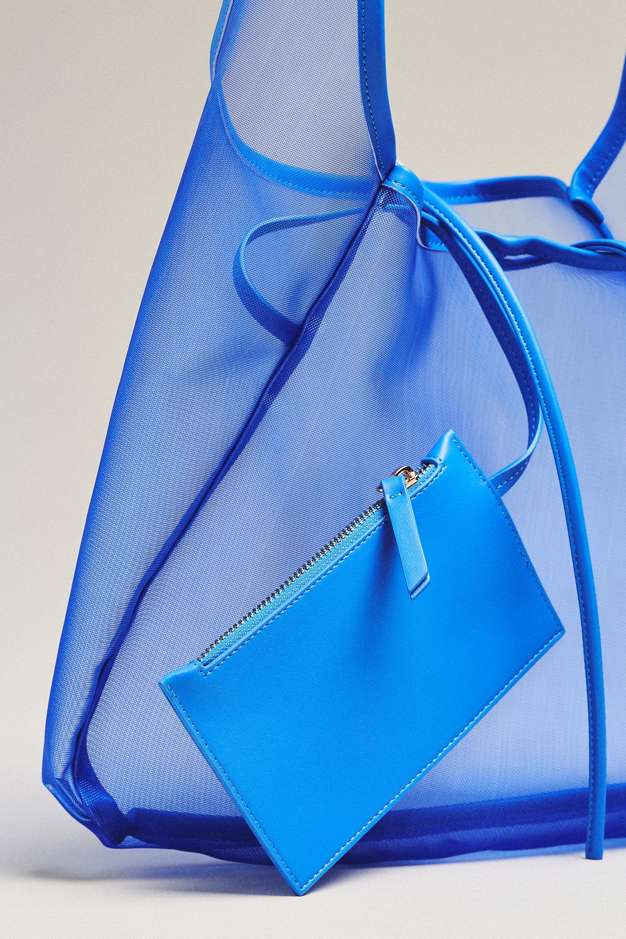 Celandine Sheer Mesh Beach Bag