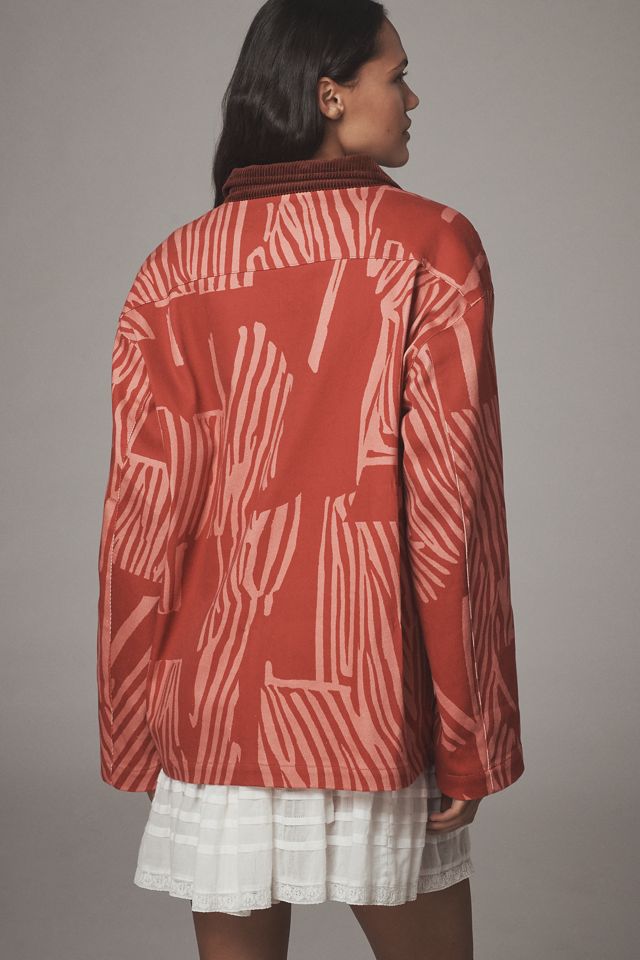 Bel Kazan Printed Open-Front Jacket #1